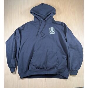 Hanes Hoodie Mens XL(46-48) Black Graphic Fort Jackson Basic Combat Training